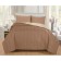 ARTI bedspread, size 210x230 cm, color light brown