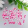 Decor for creativity "Fluorescent rhinestones. Bright pink" set of 144 pcs SS10 - 2.7 mm