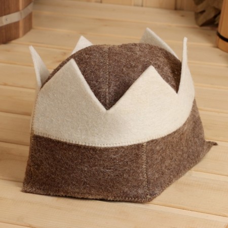 Hat for a bath and sauna (cap) Crown Queen-5