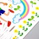 Sticker plastic interior color "jumping through a rope" 50x70 cm
