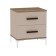 Covereign cabinet "Kara 2", 500 × 400 × 593 mm, Tobacco oak color Craft / velor