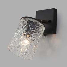 Jackice lamp, 1x60W E14, black color, gold