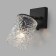 Jackice lamp, 1x60W E14, black color, gold