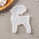 Silicone Mold "Deer", 11 × 7.5 cm, transparent color