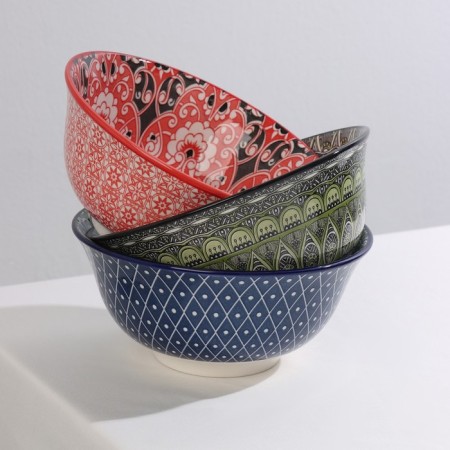 Basilnik ceramic shade "Javlon", 600 ml, d = 14.5 cm, red color-5