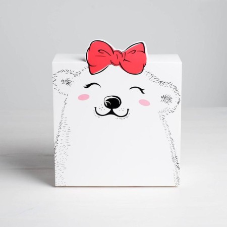 Gift folding box, packaging, “you”, 15 x 15 x 8 cm-2