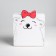 Gift folding box, packaging, “you”, 15 x 15 x 8 cm