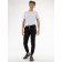 Sports pants for ISee boys, height 152-158 cm, black color