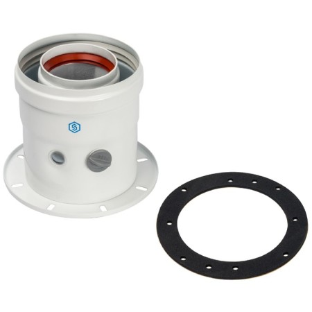 The chimney element coaxial stout SCA-6010-240100, adapter for the boiler vertical, 60/100