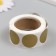 Sticker Paper "Golden Circle" Scretch-layer d = 2.5 cm 300 pcs in the roll