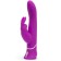 Vibrator with double stimulation of Happy Rabbit Curves, 25.4 cm, purple