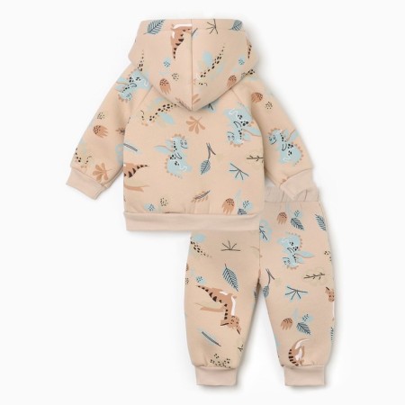 Costume: sweatshirt and pants crumb I am "Drakosh", height 68-74 cm, milk-7