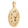 Watching clock, for the kitchen "Bon Appetit cut board", silent, 24.5 x 35 cm 976741