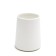 A glass for dental brushes, 10x8x8 cm, white