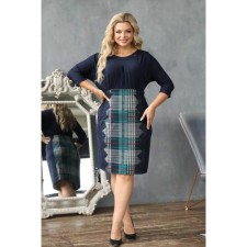 Women's dress, size 52, blue color