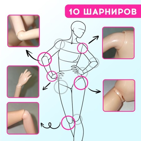 Doll -model hinge “Ksenia. The legend of the unicorn "-6