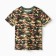 T-shirt for nursery, dark green color, height 140 cm