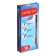 Gel pen, 0.5 mm, red rod, transparent case, with a rubber holder