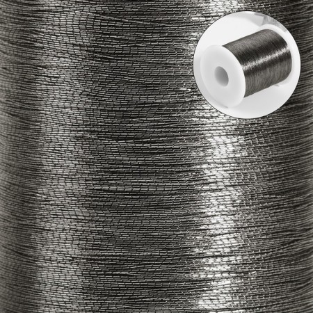 Metallized thread, 91 ± 1 m, color gray-1