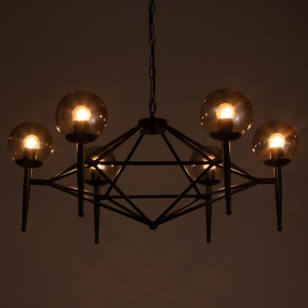 Paletto chandelier 6he27 40W black 70x66x36-80cm Bayerlux-3