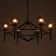 Paletto chandelier 6he27 40W black 70x66x36-80cm Bayerlux