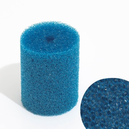 Round sponge No. 3, coarse, 8 x 8 x 10 cm, blue