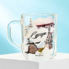 Surgut glass mug, 200 ml