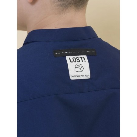 Hotgog shirt for boys, height 122 cm, dark blue color-2
