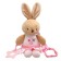 Soft “bunny” suspension, rattle, rubberker, on a crib, stroller, mum & baby