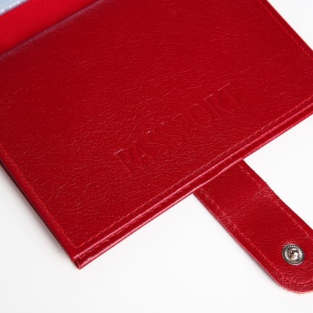 Cover for autoDocations and passports, red color-4