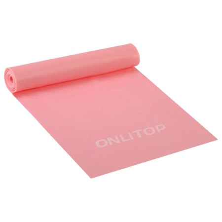 Эспандер ленточный для фитнеса ONLYTOP, 150х15х0,04 см, 10 кг, цвета МИКС-7