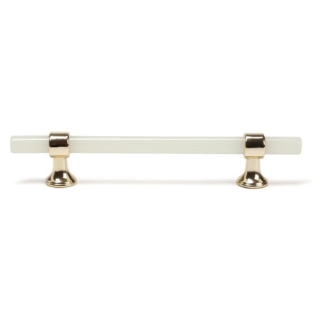 Cappio pk106 bracket handle, m/o 128 mm, d = 12 mm, plastic, phosphorus/gold color-1