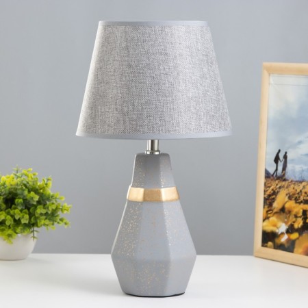 Iceedora table lamp E14 40W Gray-Gray 23x23x40 cm Risalux