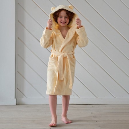 Tainted children's robe "Rock" rr 34 (122-128 cm), beige-1