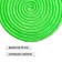 Crap for rhythmic gymnastics Grace Dance, 3 m, green color
