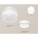 Ambrella Light Acrylic lamp, XS8418002, GX53 LED 12 W, white sand, white matte