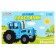 Plasticine 12 colors 180 g, blue tractor