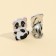 Flying "Life in high" set for girls: Earrings Clips and pendant, 8 x 9 cm