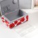 Casket for needlework "Red poppies on white" 24x16x11 cm