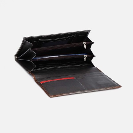 Women's wallet on magnets, bronze color-2