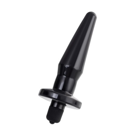 Anal plug Toyfa Popo Pleasure Lacerta with vibration, TPR, Black, 12.1 cm-3