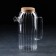 Glass jug with a cork lid "Eco", 1.6 l, 18 × 11 × 25 cm