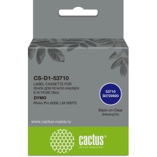Ribbon cartridge Cactus CS-D1-53710 53710 for Dymo Rhino Pro 6000, LM 500TS