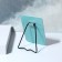 Desktop mirror, 10 × 14 cm, turquoise color