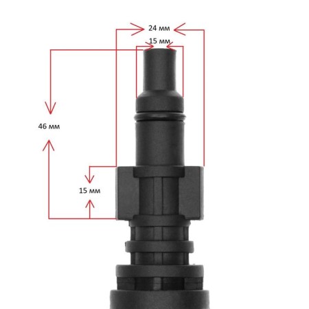 Foamy nozzle for minimouses, a rallying fitting 14 mm, volume 350 ml-2