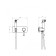 LEMARK PERETTO LM6319RB bideter, single -leaf, hidden, watering can, hose, coffee