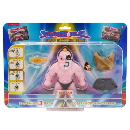Figure-jerk-shaped fighter StretChapalz, with accessories, 14 cm-1