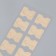 Stickers against ingrown nails, 10 pcs, brown color