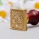 Printing for waxing with a wooden handle "Vetka with leaves" 9x2.5x2.5 cm