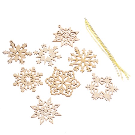 New Year's blanks for creativity "New Year! Snowflake set "-2